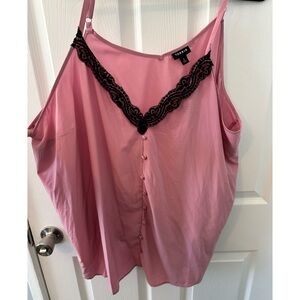 NWT - Torrid - Blush Pink Lace Cami - 3x